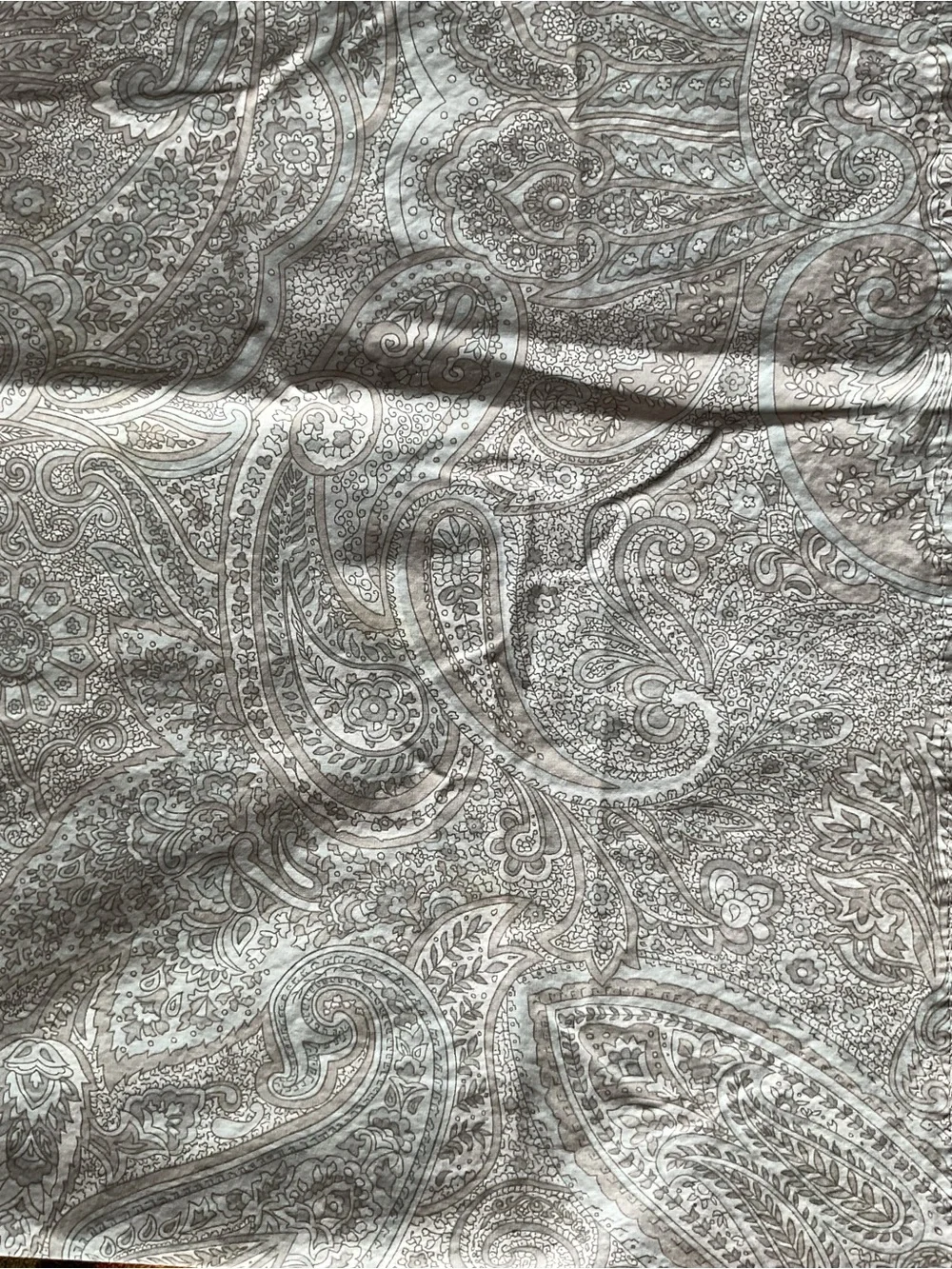 Lauren Ralph Lauren Coral Beach Paisley 2x Gray King Pillowcases